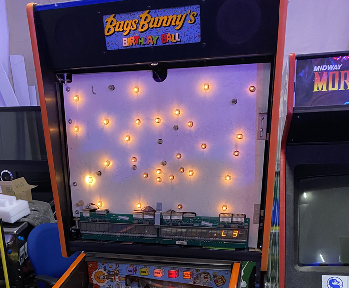 Bugs Bunny Pinball Repair