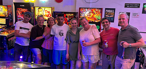 Charity Pinball event at Skillshot